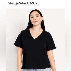 Ols navy vintage v neck tee